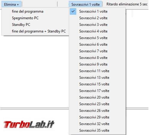 Come cancellare maniera definitiva file Blank and Secure impedirne recupero
