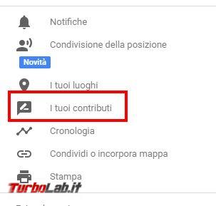 Come cancellare proprie recensioni valutazioni Google