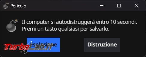 Come capire quale programma genera messaggio d’errore