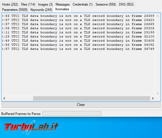 Come catturare indagare traffico rete NetworkMiner