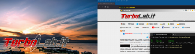 Come catturare screenshot PowerShell