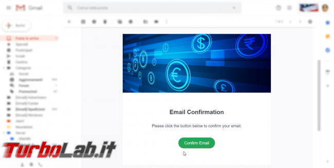 Come comprare Bitcoin, Ethereum altre criptovalute carta credito 2020: video-guida Switchere (alternativa facile Coinbase) - 30_switchere_email activation