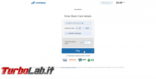 Come comprare Bitcoin, Ethereum altre criptovalute carta credito 2020: video-guida Switchere (alternativa facile Coinbase) - 85_switchere_carta_credito