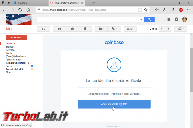 Come comprare Bitcoin, Ethereum, Litecoin senza commissioni sicurezza: video guida investire criptovalute Coinbase