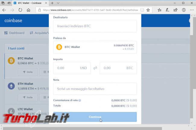 Come comprare Bitcoin, Ethereum, Litecoin senza commissioni sicurezza: video guida investire criptovalute Coinbase