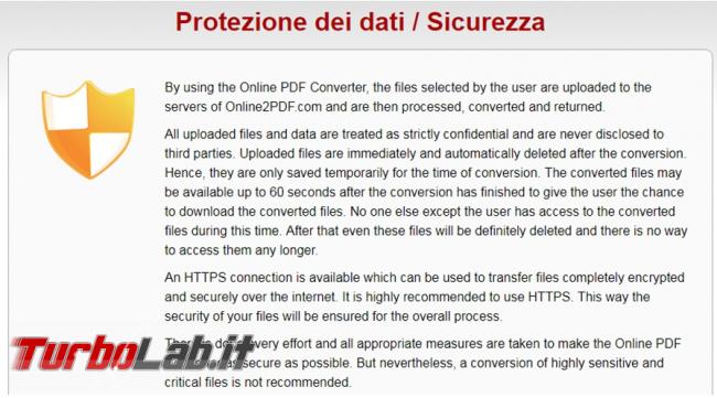Come comprimere file PDF ridurne dimensioni servizi online