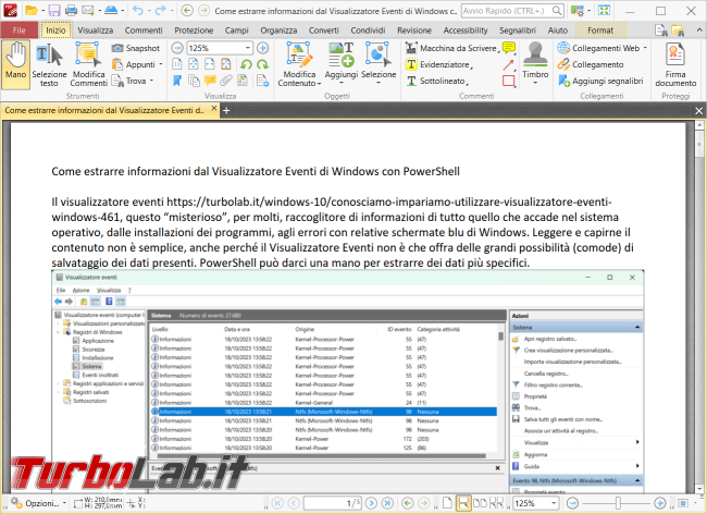 Come convertire documenti Office PDF PowerShell