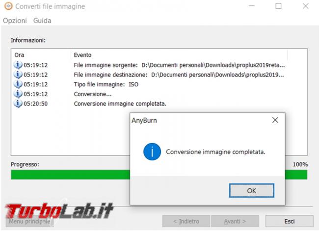 Come convertire file immagine IMG ISO