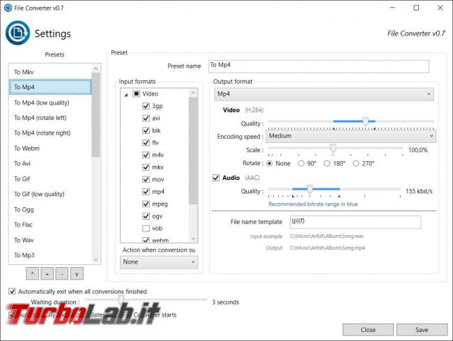 Come convertire file multimediali due click mouse direttamente menu contestuale