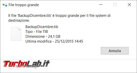 Come convertire file system disco USB FAT32 NTFS viceversa