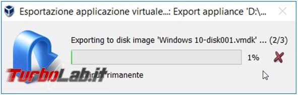 Come convertire macchina virtuale VirtualBox Vmware Player