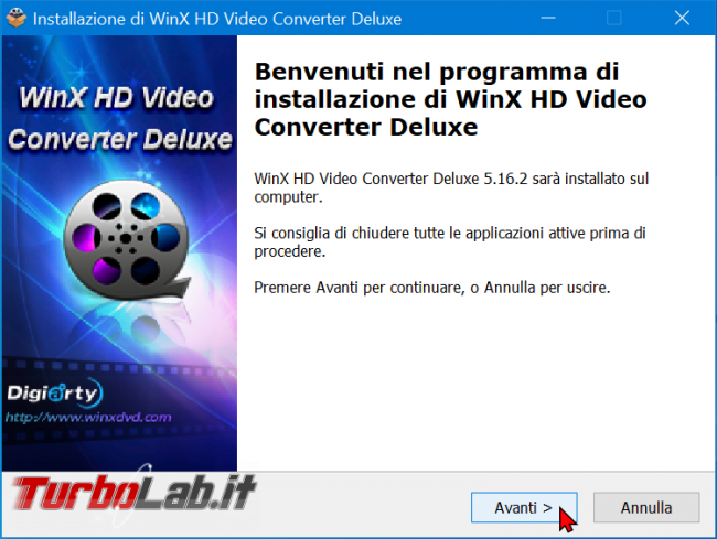 Come convertire video 4K/UHD smartphone/tablet Android, Smart TV console: guida WinX HD Video Converter Deluxe (conversione MP4, H.264, AAC) - zShotVM_1617222088