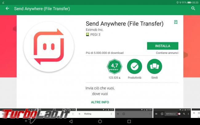Come copiare file PC, smartphone tablet Send Anywhere