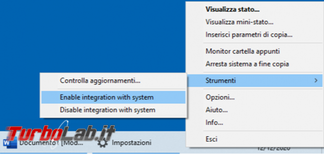 Come copiare spostare file menu contestuale Windows Copy Handler