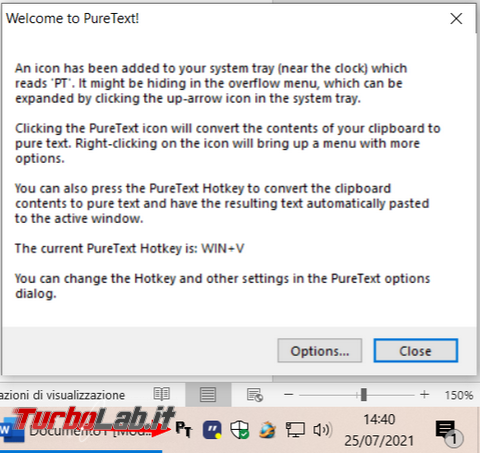 Come copiare testo puro pagina web non solo grazie PureText
