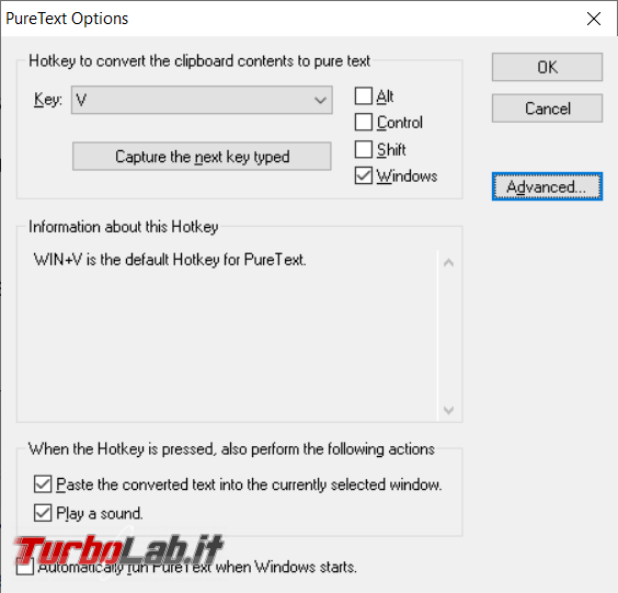 Come copiare testo puro pagina web non solo grazie PureText