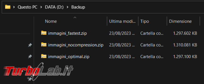 Come creare archivio zippato PowerShell poi decomprimerlo