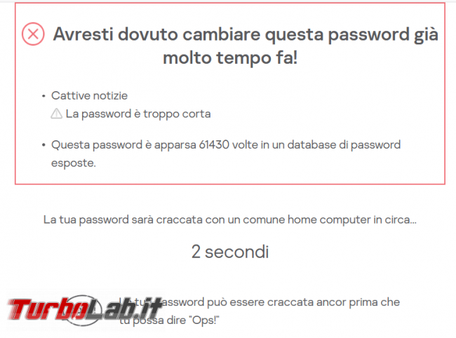 Come creare buona password controllare quanto è robusta
