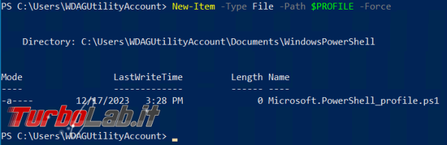 Come creare comandi personalizzati profilo PowerShell