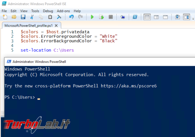 Come creare comandi personalizzati profilo PowerShell