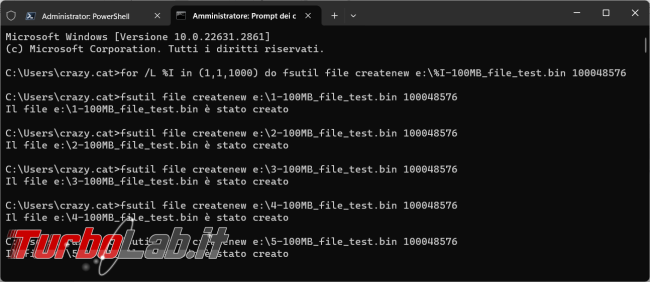 Come creare file dimensioni predefinite