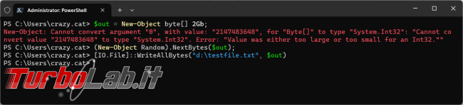Come creare file dimensioni predefinite
