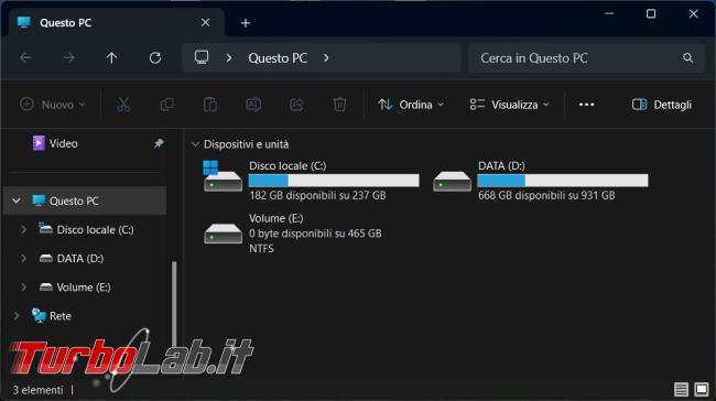 Come creare file dimensioni predefinite