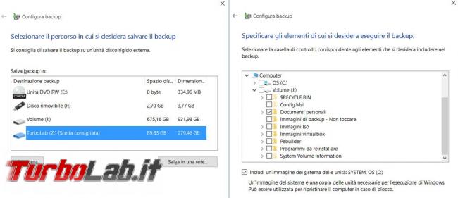Come creare ’immagine backup Windows 10