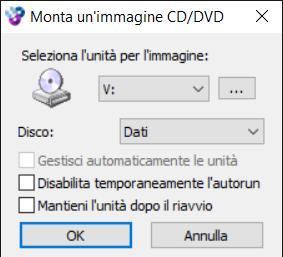 Come creare lettori CD/DVD virtuali WinCDEmu montare immagini ISO