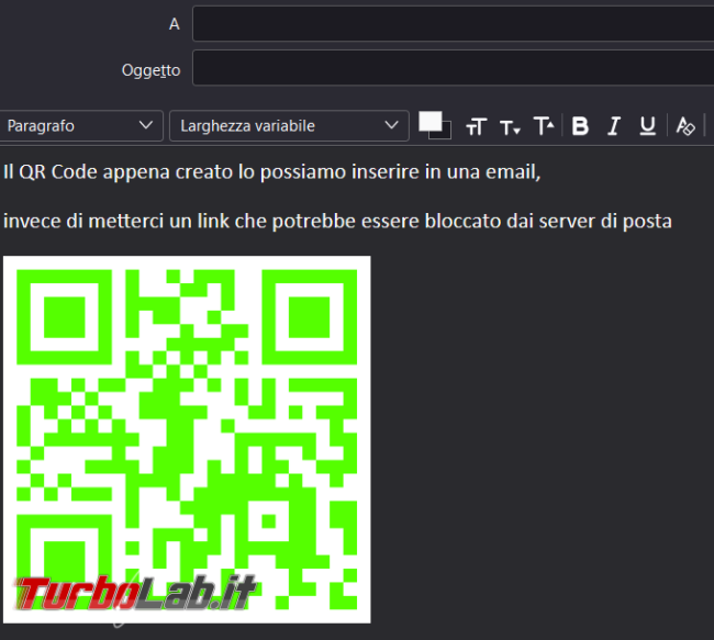 Come creare QR Code programma QR Code Maker