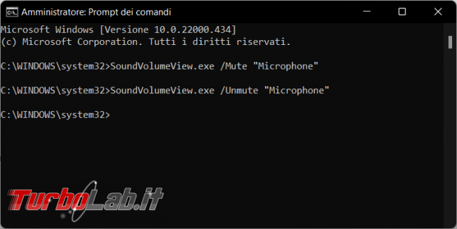 Come creare scorciatoia disattivare microfono più
velocemente