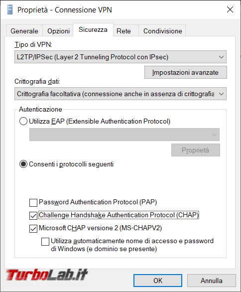 Come creare server VPN L2TP/IPSec 5 minuti