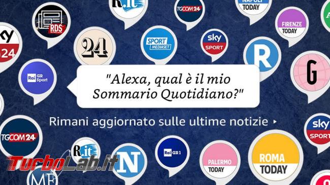 Come creare skill Sommario Quotidiano Alexa