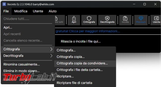 Come criptare/decriptare file Xecrets Ez