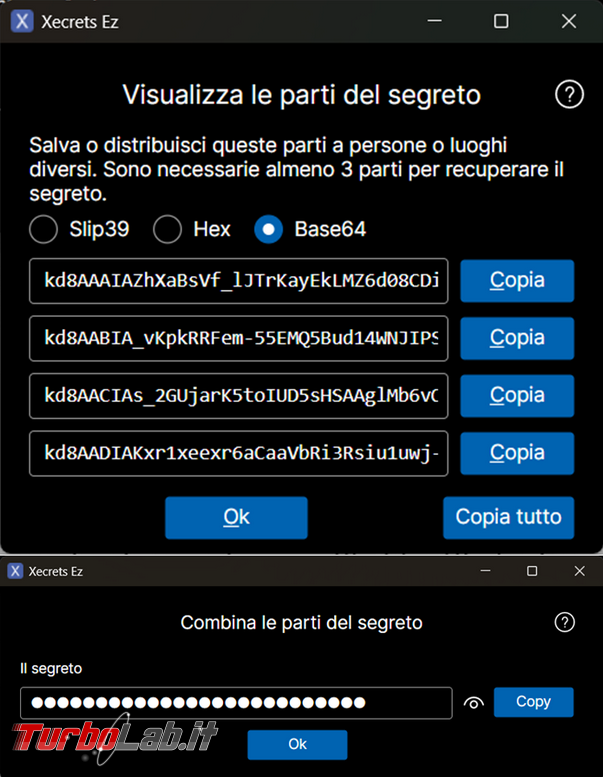 Come criptare/decriptare file Xecrets Ez