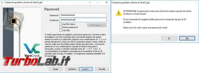 Come criptare disco sistema Veracrypt