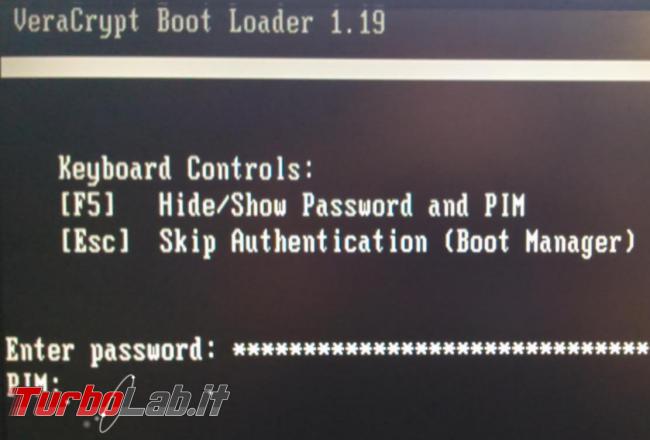 Come criptare disco sistema Veracrypt