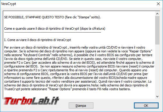 Come criptare disco sistema Veracrypt