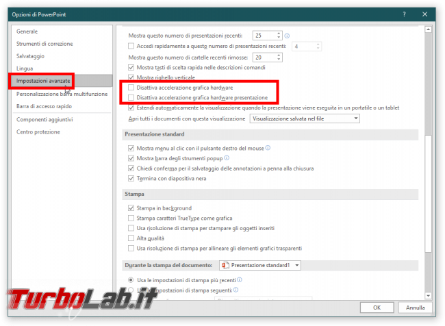 Come disattivare accelerazione hardware Microsoft Office 2019 - CatturaSchermo_1567368590