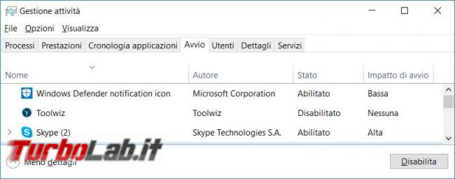 Come disattivare completamente servizi Windows Defender Windows Defender Firewall