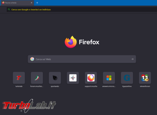 Come disattivare Consigliati Pocket nuova scheda Firefox
