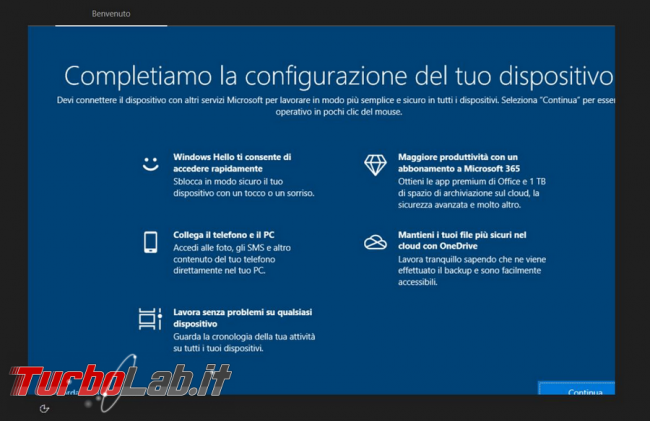 Come disattivare l’avviso “ configurazione PC è quasi completata” Windows 11