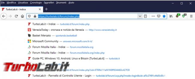 Come disattivare Megabar Mozilla Firefox, ripristinare indrizzo completo ritornare vecchio aspetto