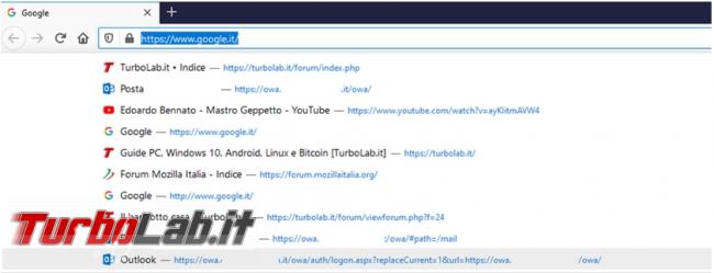 Come disattivare Megabar Mozilla Firefox, ripristinare indrizzo completo ritornare vecchio aspetto