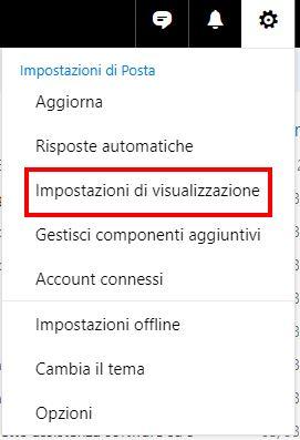 Come disattivare posta evidenziata Outlook - Hotmail