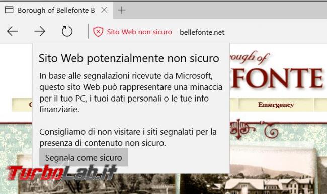 Come disattivare protezione SmartScreen Windows 10