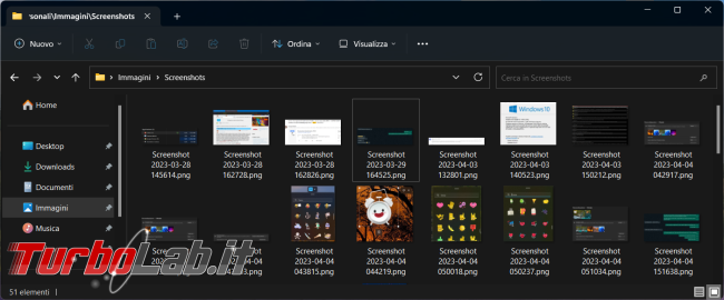 Come disattivare salvataggio automatico screenshot strumento cattura Windows