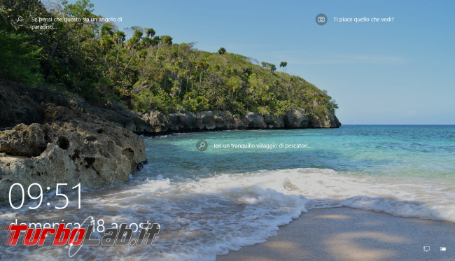 Come disattivare Schermata blocco Windows 10 (Lock screen, NoLockScreen) - windows 10 schermata di blocco lockscreen