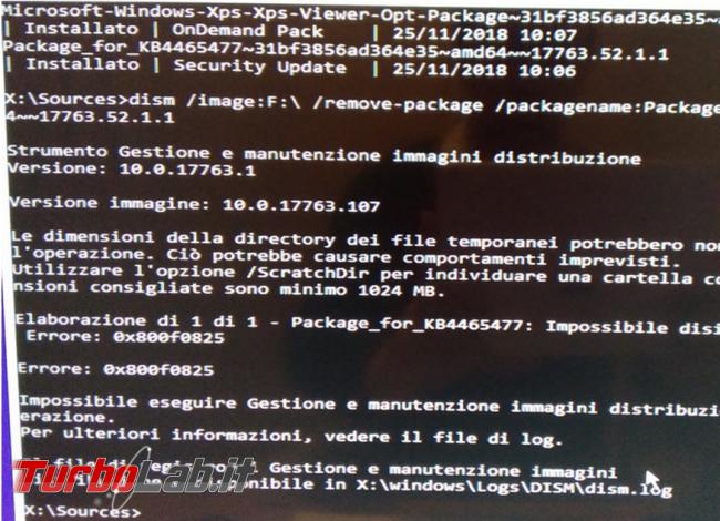 Come disinstallare aggiornamenti Windows 10 quando sistema operativo non si avvia più