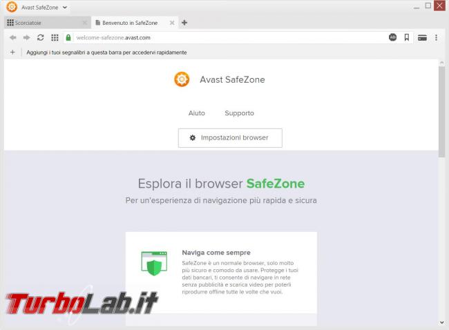 Come disinstallare Avast! SafeZone Browser